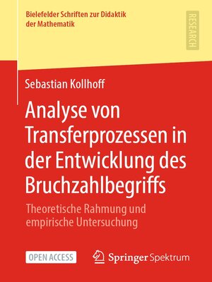 cover image of Analyse von Transferprozessen in der Entwicklung des Bruchzahlbegriffs